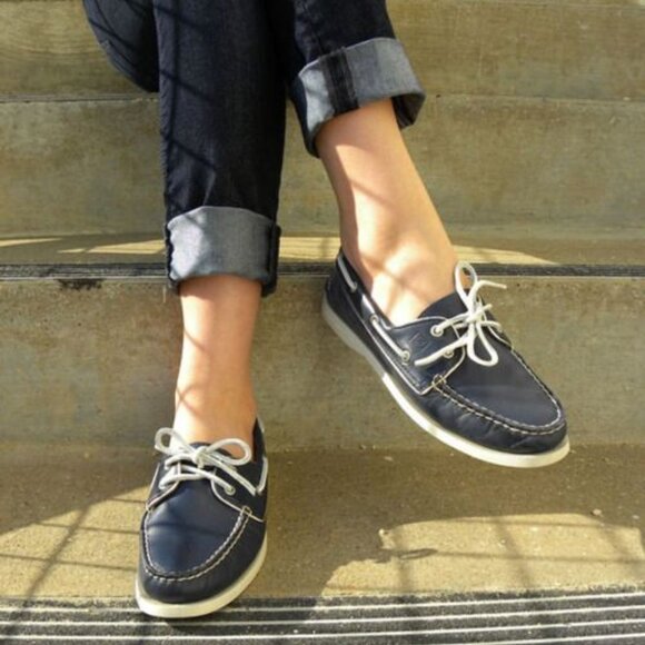 Sperry Women's Authentic Original™ Top-Sider 'Navy Deerskin' - Picture 1 of 7